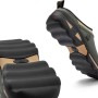 Khakifarbener Rouchette Clog Clean Land Gartenschuh mit schwarzer, profilierter Sohle. Bequem & isolierend.