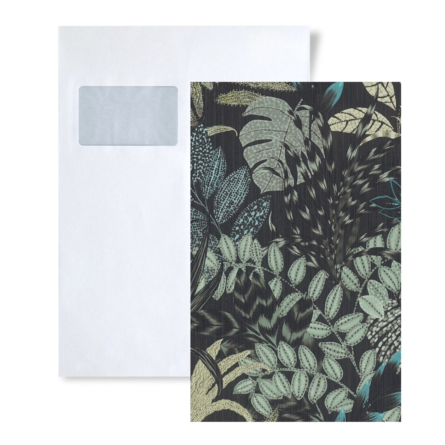 PROFHOME 1 MUSTERSTÜCK S-378603-GU DIN A4 MUSTER der Floral Tapete günstig online kaufen