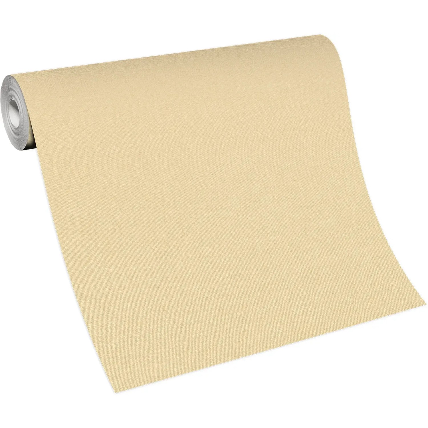 Rolle Erismann Vliestapete Casual Chic, 10,05x0,53m, Uni Beige mit Textilstruktur.