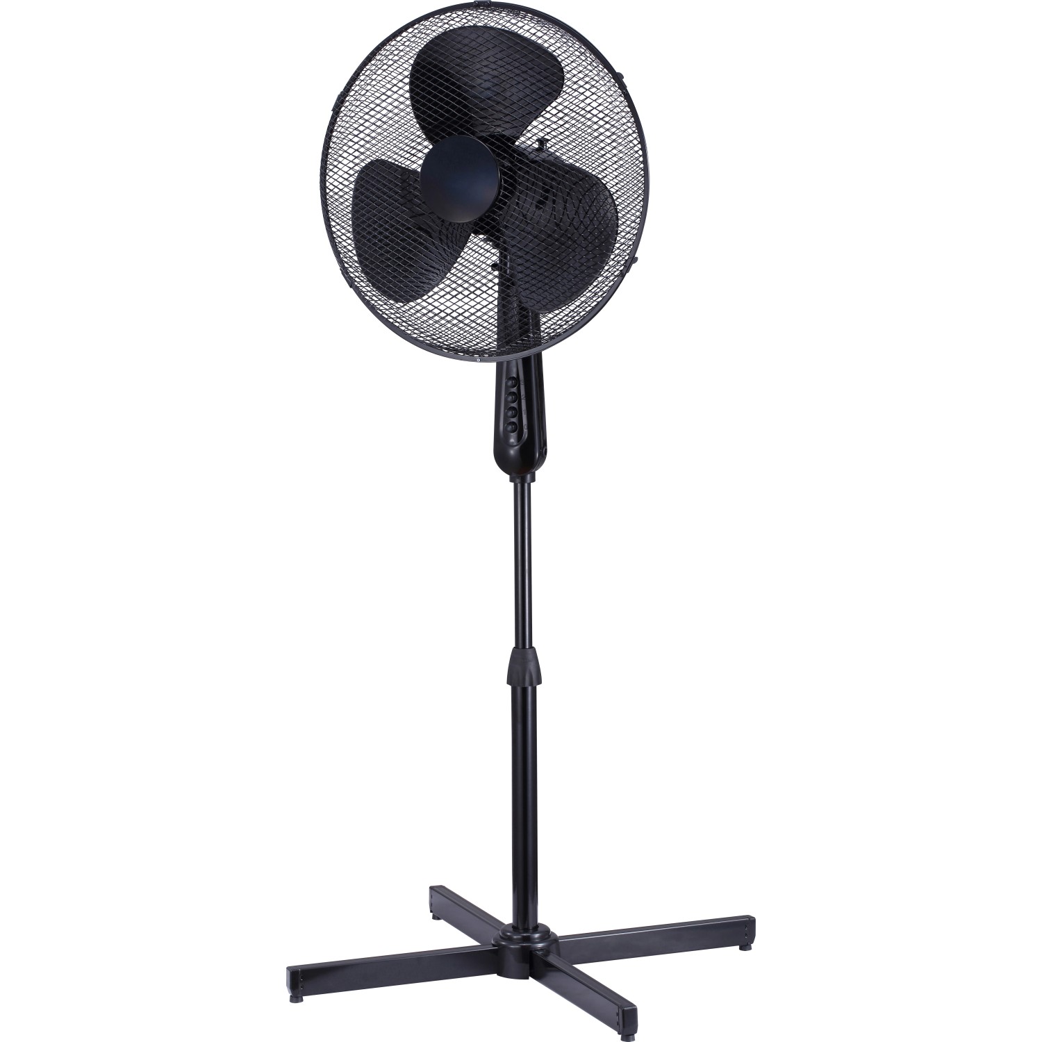 Standventilator Schwarz Ø 40 cm x 120 cm günstig online kaufen