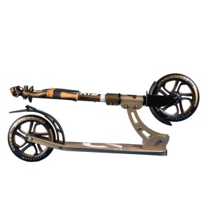 Six Degrees Aluminium Scooter mit Klappmechanismus und Ständer 205 mm Höhenverstellbar Golden Dusk Testsieger