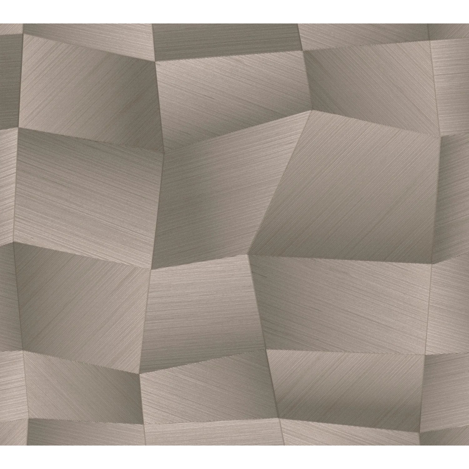 A.S. Creation Vliestapete Grafik 3D-Effekt Grau Metallic 10,05 x 0,53 m FSC®