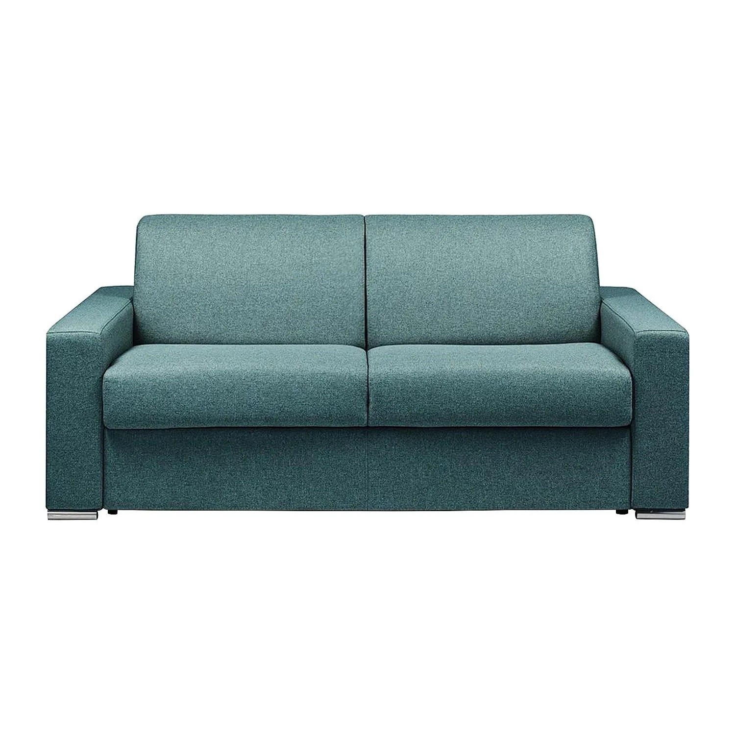 Vente-unique Schlafsofa Calito Blau 194 cm