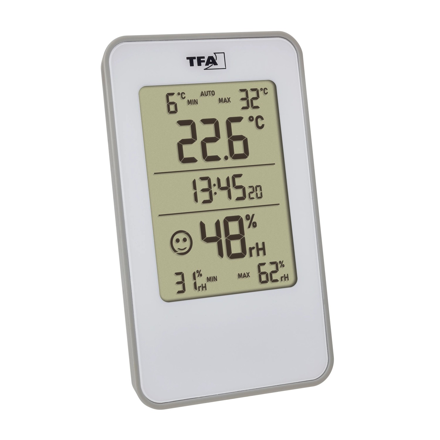 TFA Thermo-Hygrometer Digital Weiß