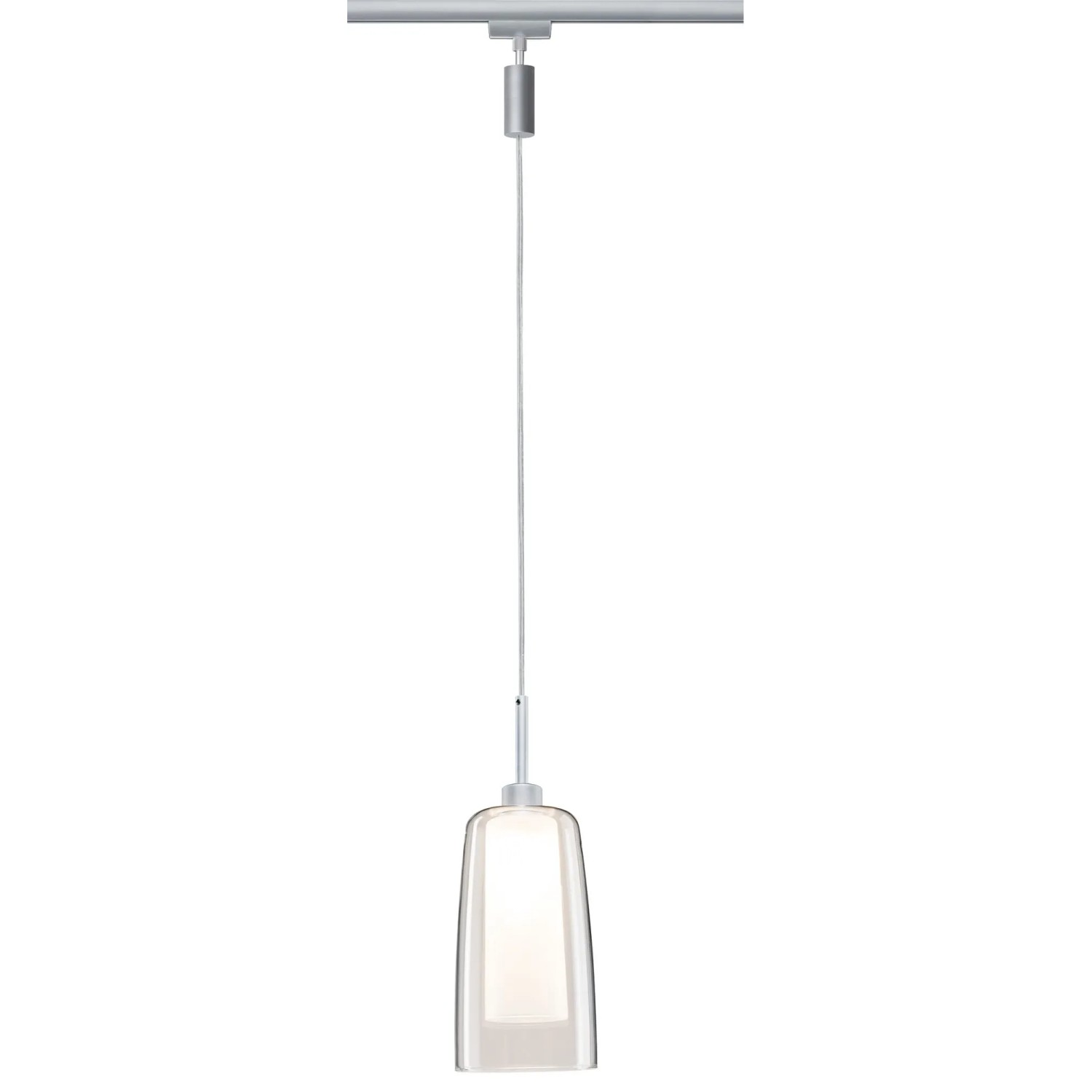 Paulmann URail Arido II LED Pendelleuchte, 5W, Chrom matt, für Schienensysteme.