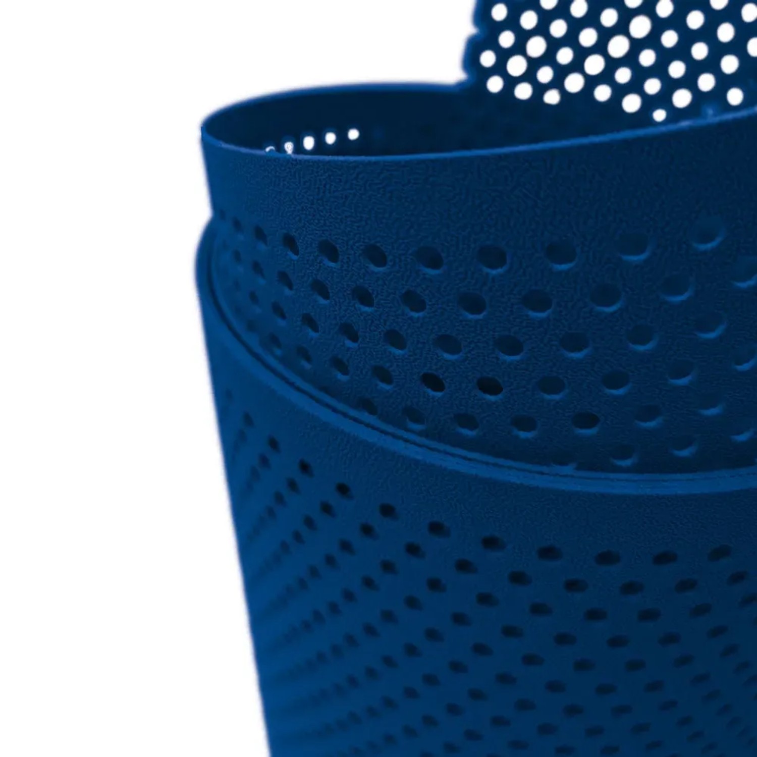 zaunzu Sichtschutz PP Premium gelocht, Enzianblau, 50m Rolle für Zaunbau.