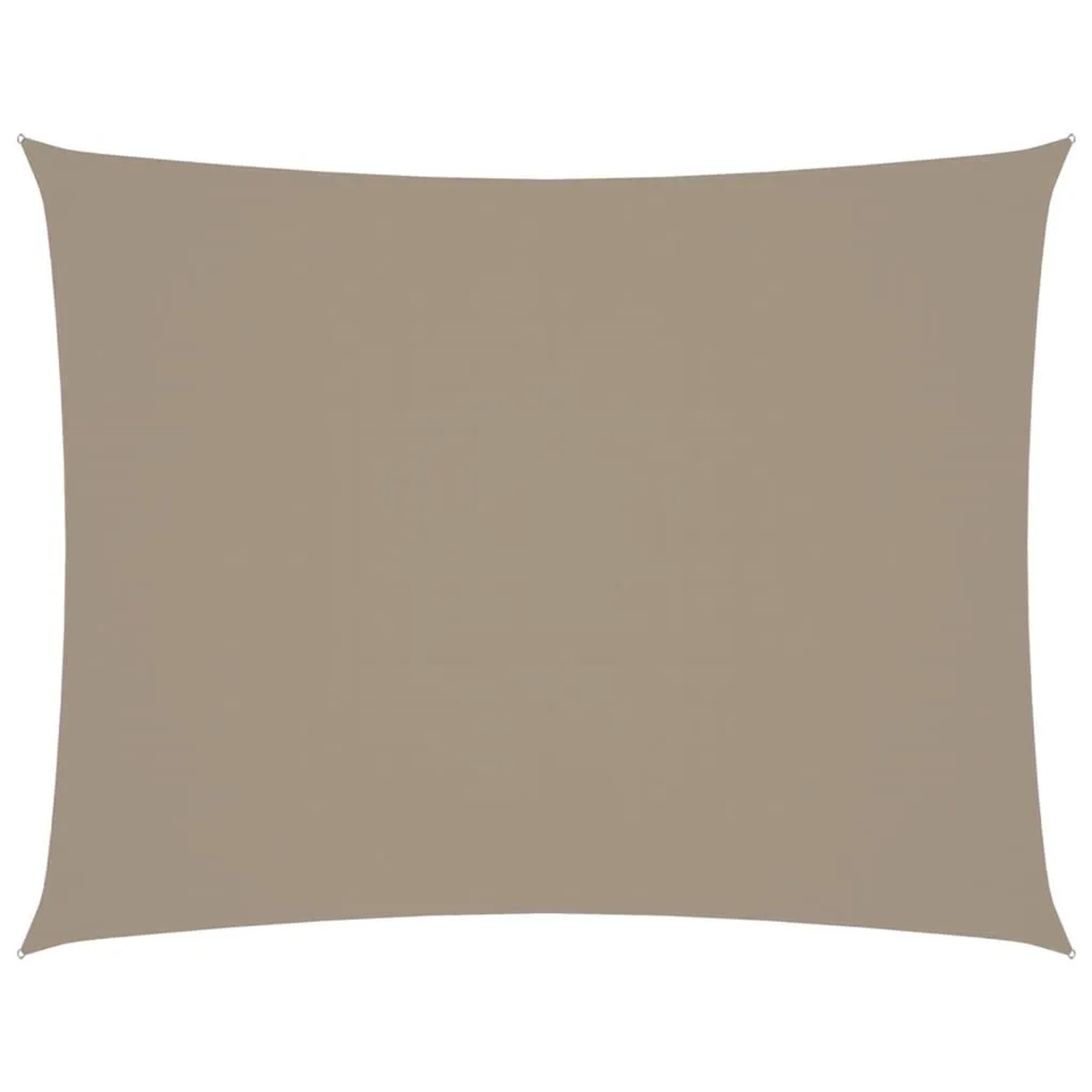 vidaXL Sonnensegel Oxford-Gewebe Rechteckig 3,5x4,5 m Taupe 135434
