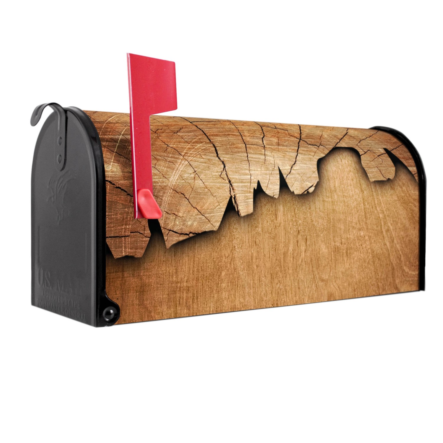 Banjado Amerikanischer Briefkasten Schwarz 48x22x16cm US Mailbox Letterbox günstig online kaufen