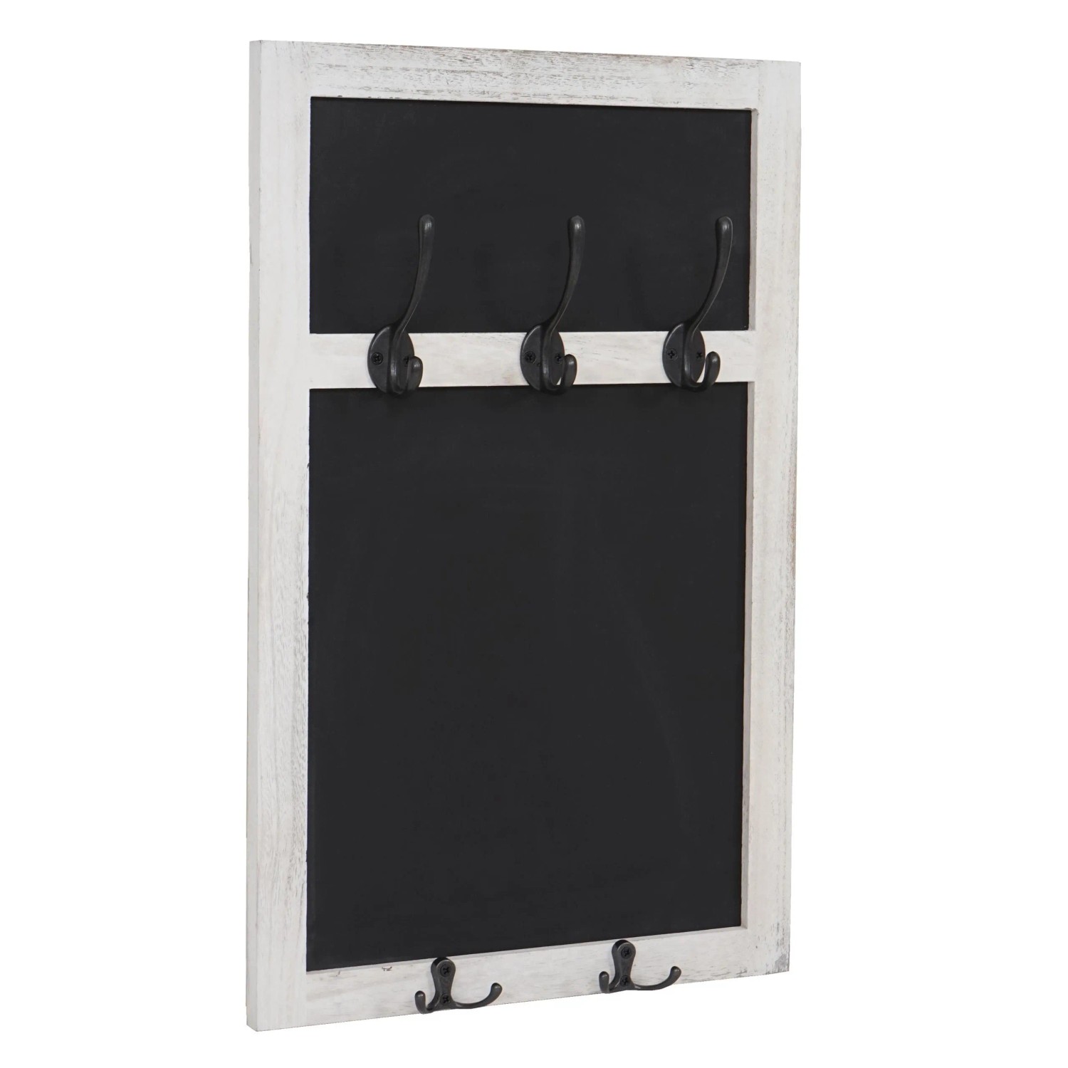 MCW Wandgarderobe C51 mit Kreidetafel Weiß Shabby