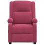 vidaXL Massagesessel Elektrisch Weinrot Samt 3098409_4