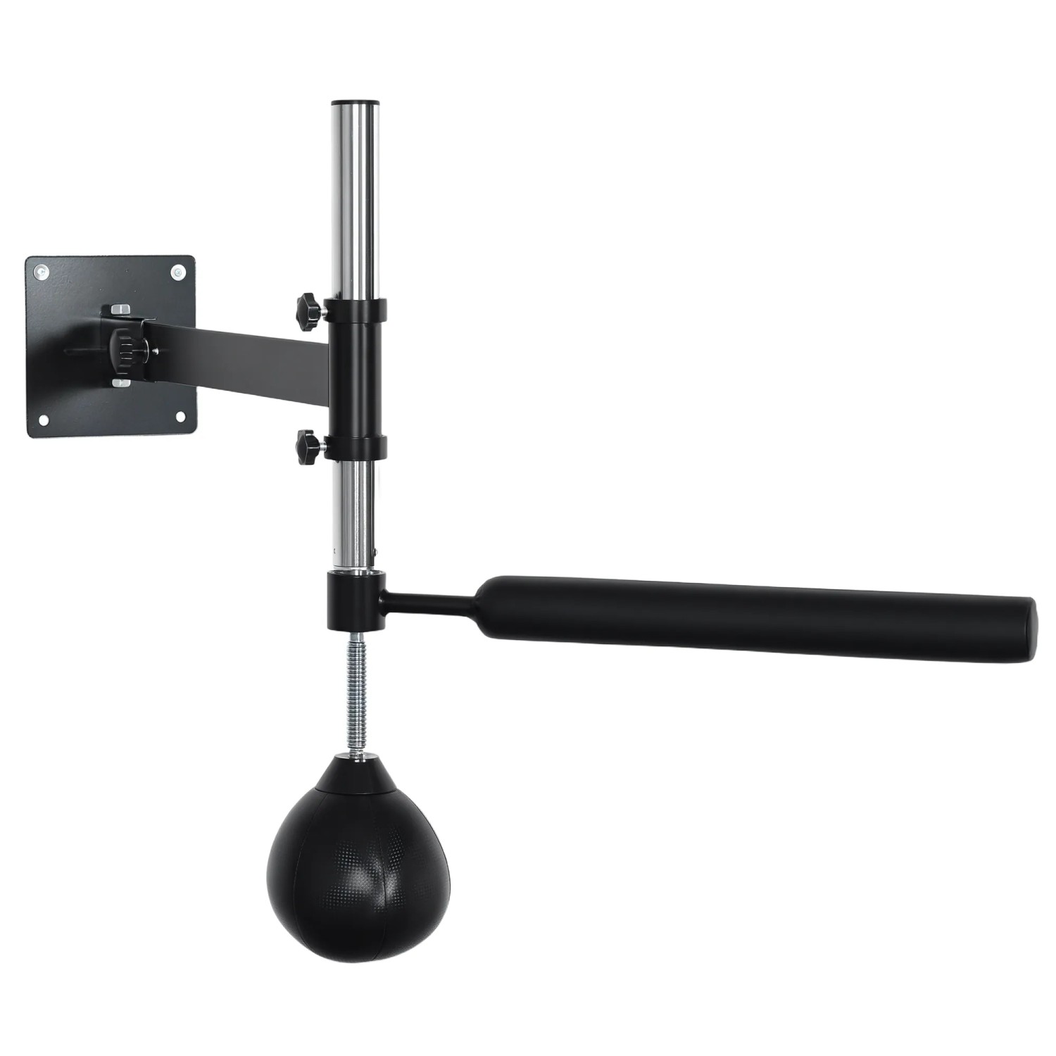 HOMCOM Reflexbarren-Trainer PU-Kunststoff Stahl Schwarz 79L x 72B x 20H cm