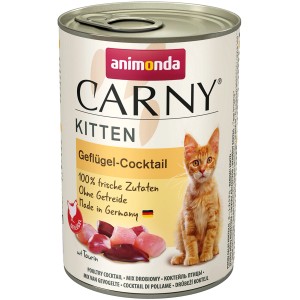 Carny Kitten Geflügel-Cocktail Katzen-Nassfutter Dose, geeignet für junge Katzen.
