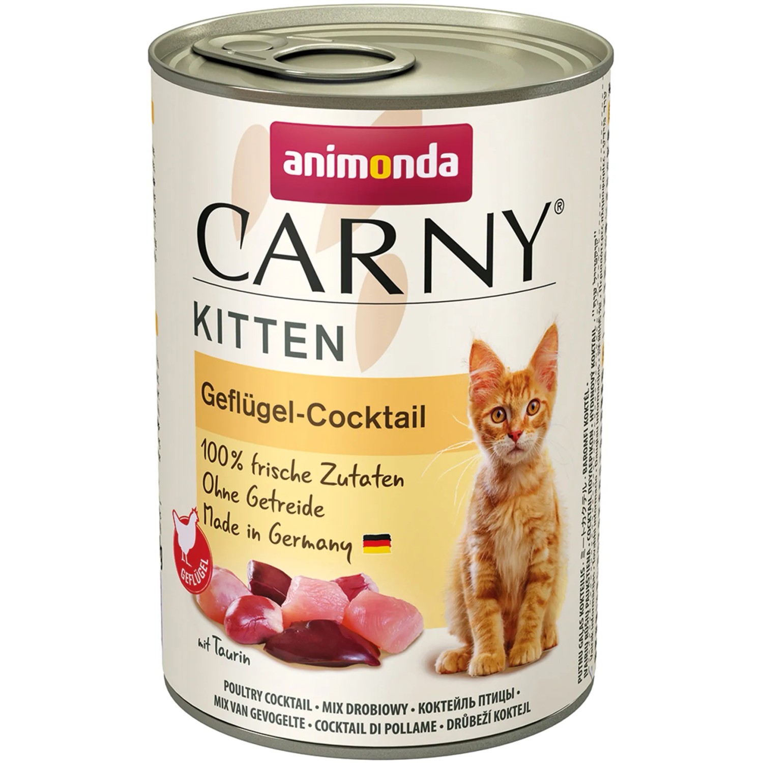 Carny Katzen-Nassfutter Kitten Geflügel-Cocktail 400 g