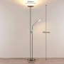 Lindby LED Stehlampe Jonne 9624066 Dimmbar Modern in Alu aus Metall 2-flammig Wohnzimmerleuchte_4