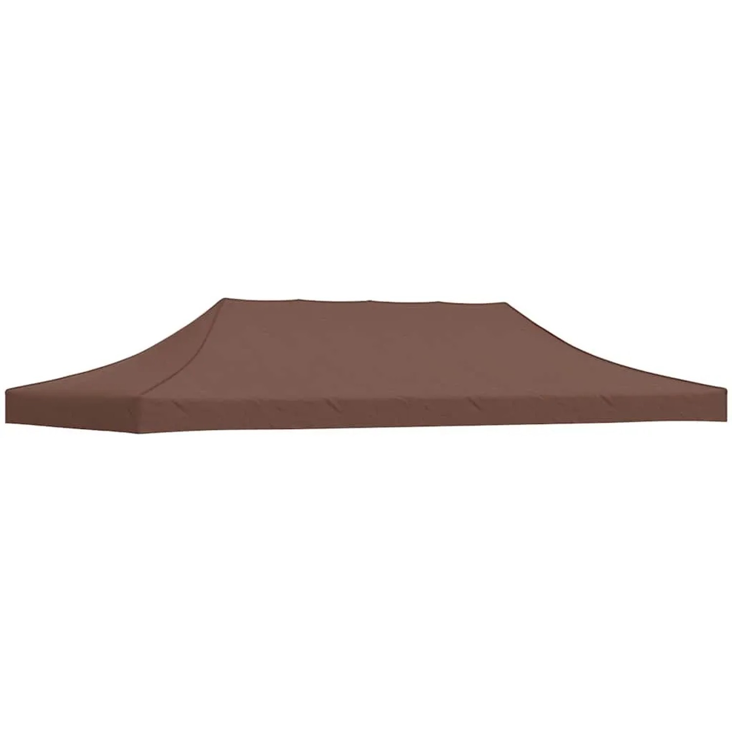 vidaXL Partyzelt-Dach 6x3 m Braun 270 g/m² 315332