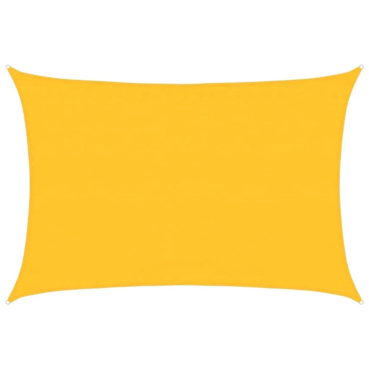 Furnicato Sonnensegel 160 G M² Rechteckig Gelb 3 5x4 5 M Hdpe