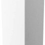 Weißes, ungleichschenkliges Arcansas Winkelprofil aus PVC, 15x1000 mm.