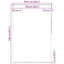 vidaXL Duschrollo 160x240 cm Kreismuster 142857_10