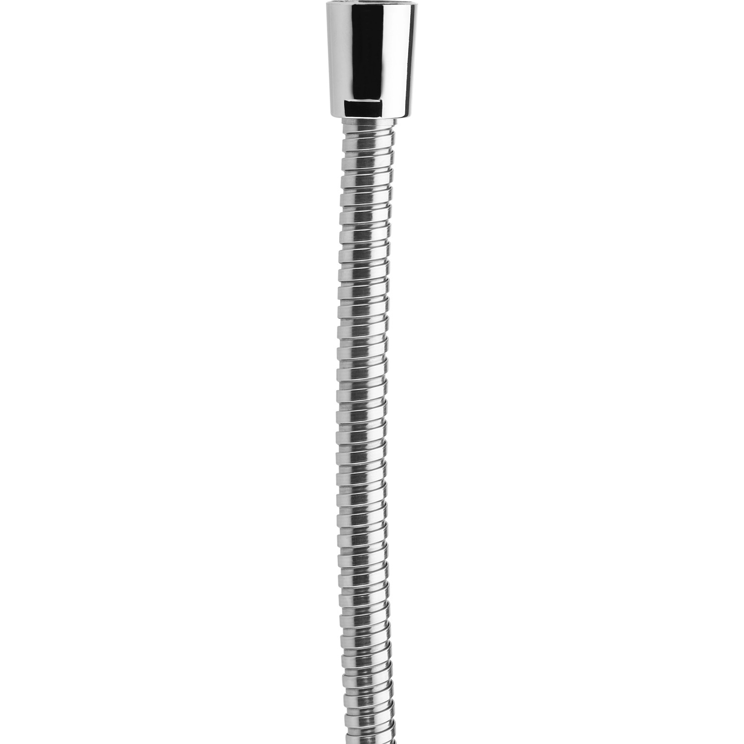 Verchromter Brauseschlauch aus Edelstahl für Wannebrause-Set, 150 cm lang.