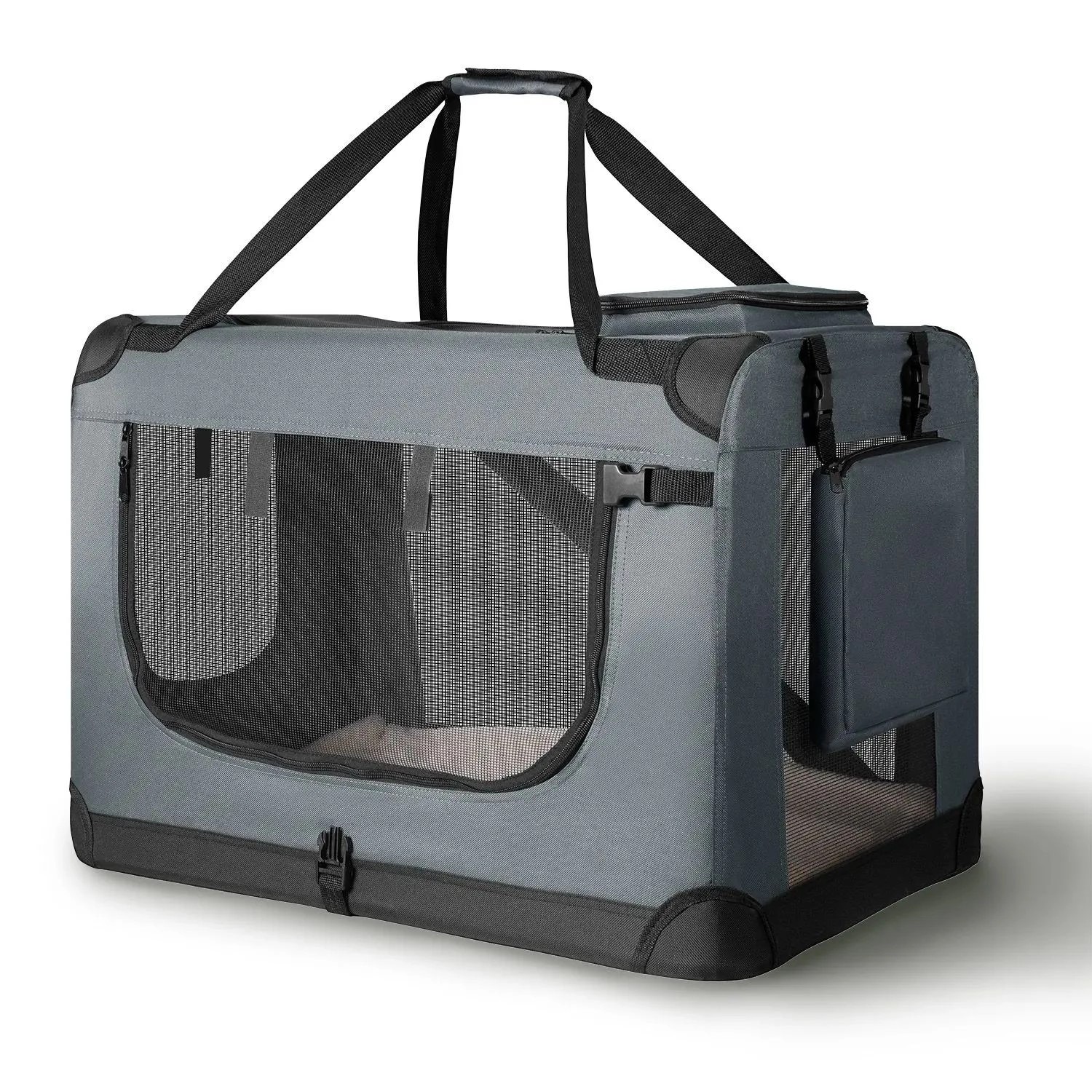 Juskys Faltbare Hundetransportbox Lassie S Dunkelgrau