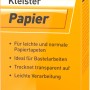 OBI Kleister Papier 125g für Papiertapeten und Bastelarbeiten. Klumpenfreies Auflösen, trocknet transparent.