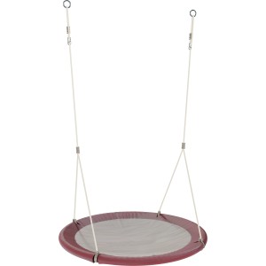 Hudora Nestschaukel Lounge 110 Amber: Runde Schaukel mit Textilbespannung und wetterfestem Rahmen für Spiel & Spaß.