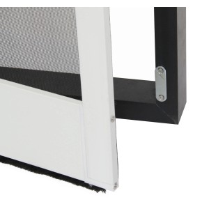 Detailaufnahme: Avosdim Insektenschutztür, Aluminium, 215x100cm, Anthrazitgrau.