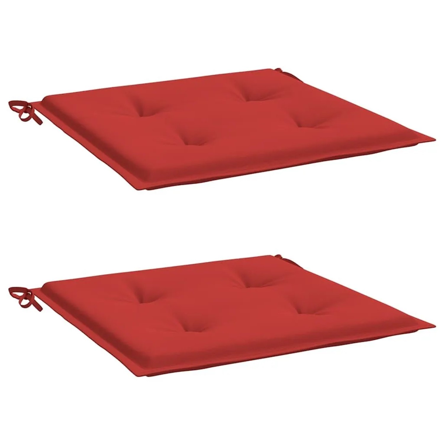 vidaXL Gartenstuhl-Kissen 2 Stk Rot 50x50x4 cm Oxford-Gewebe 47600 günstig online kaufen