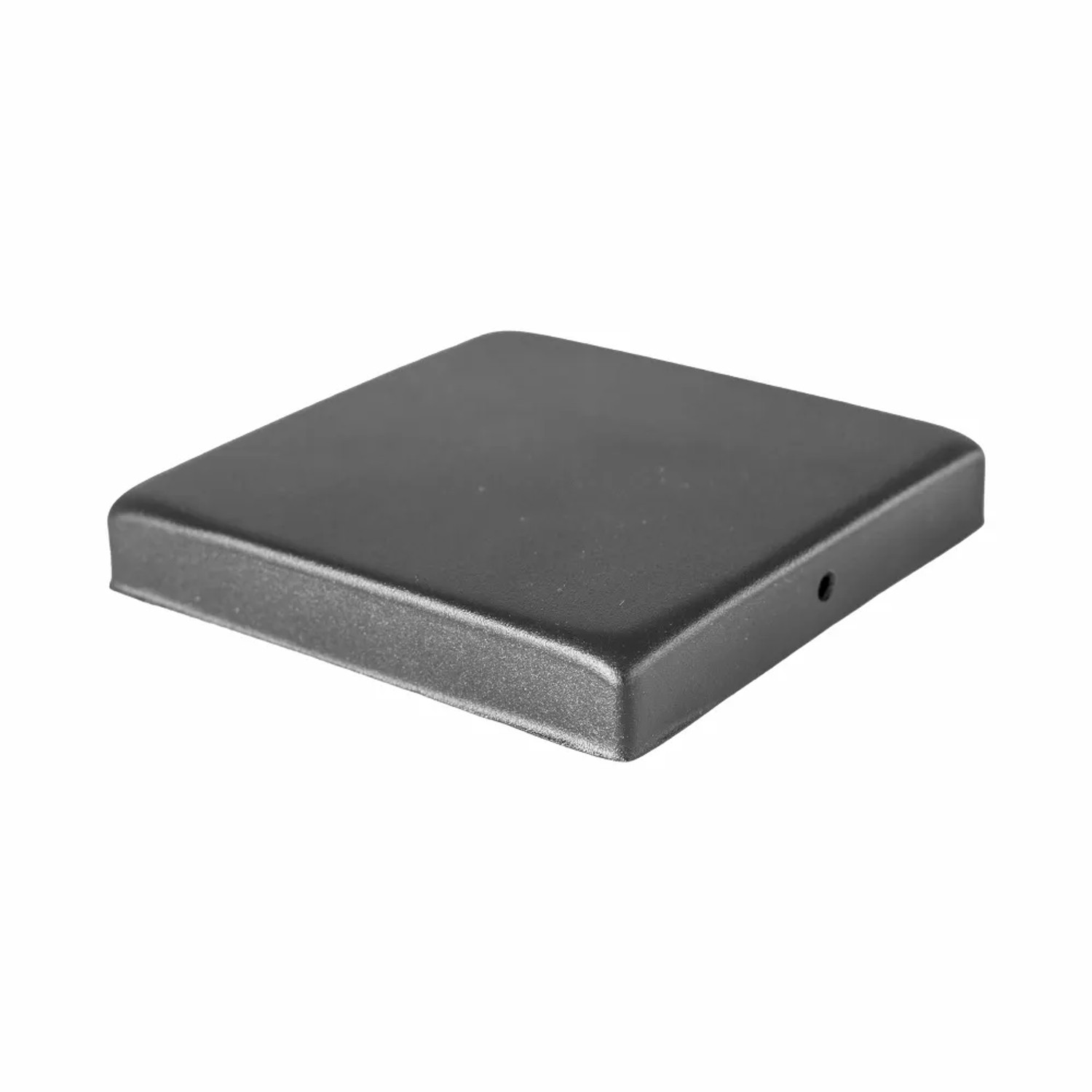 Schwarze Plus Pfostenkappe Classic, 91x91 mm, für Zaunbau & Sichtschutz.