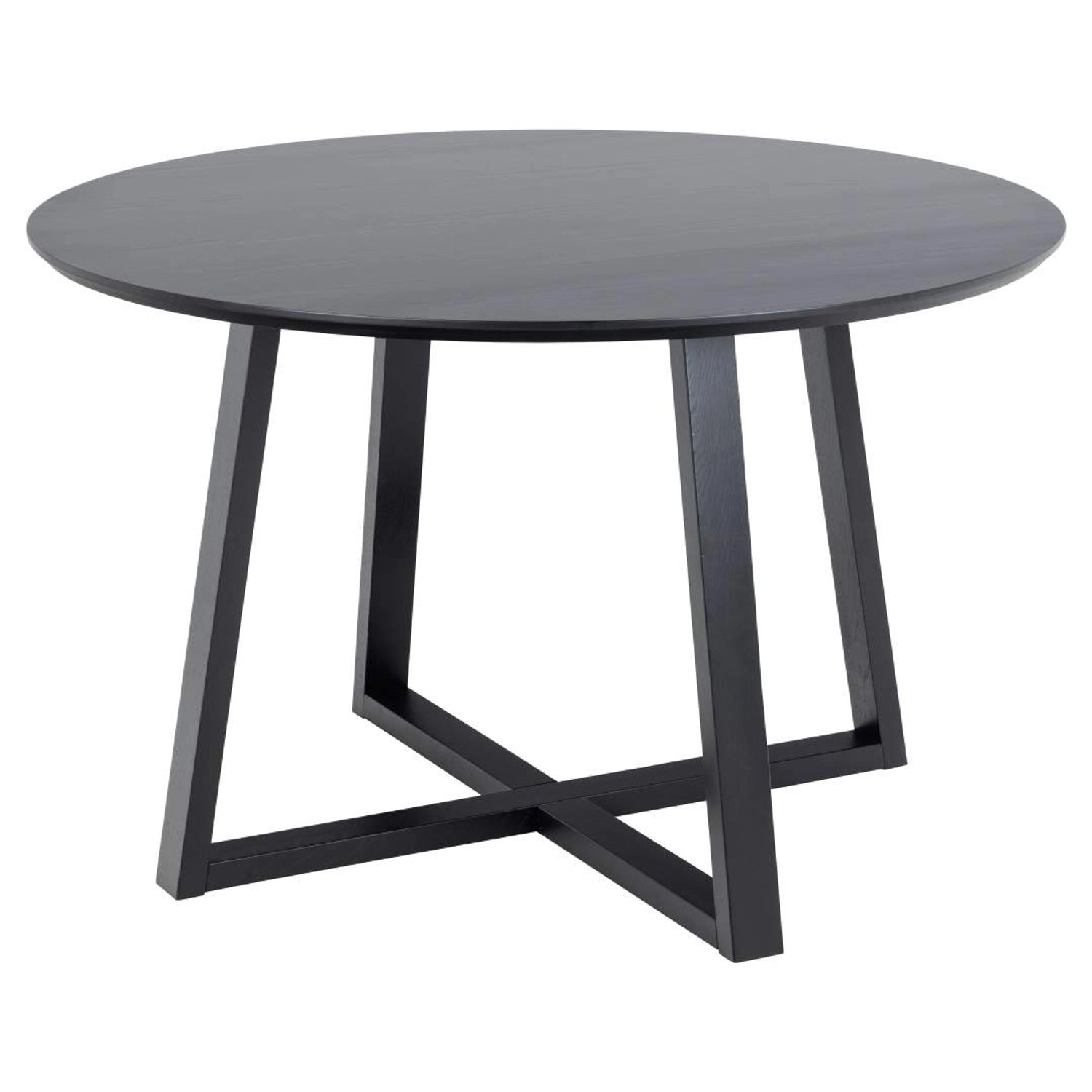 ebuy24 Malika Esstisch Ø120cm Schwarz günstig online kaufen
