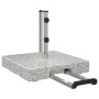 vidaXL Sonnenschirmständer Grau 41 x 41 x 37 cm Granit 42002808