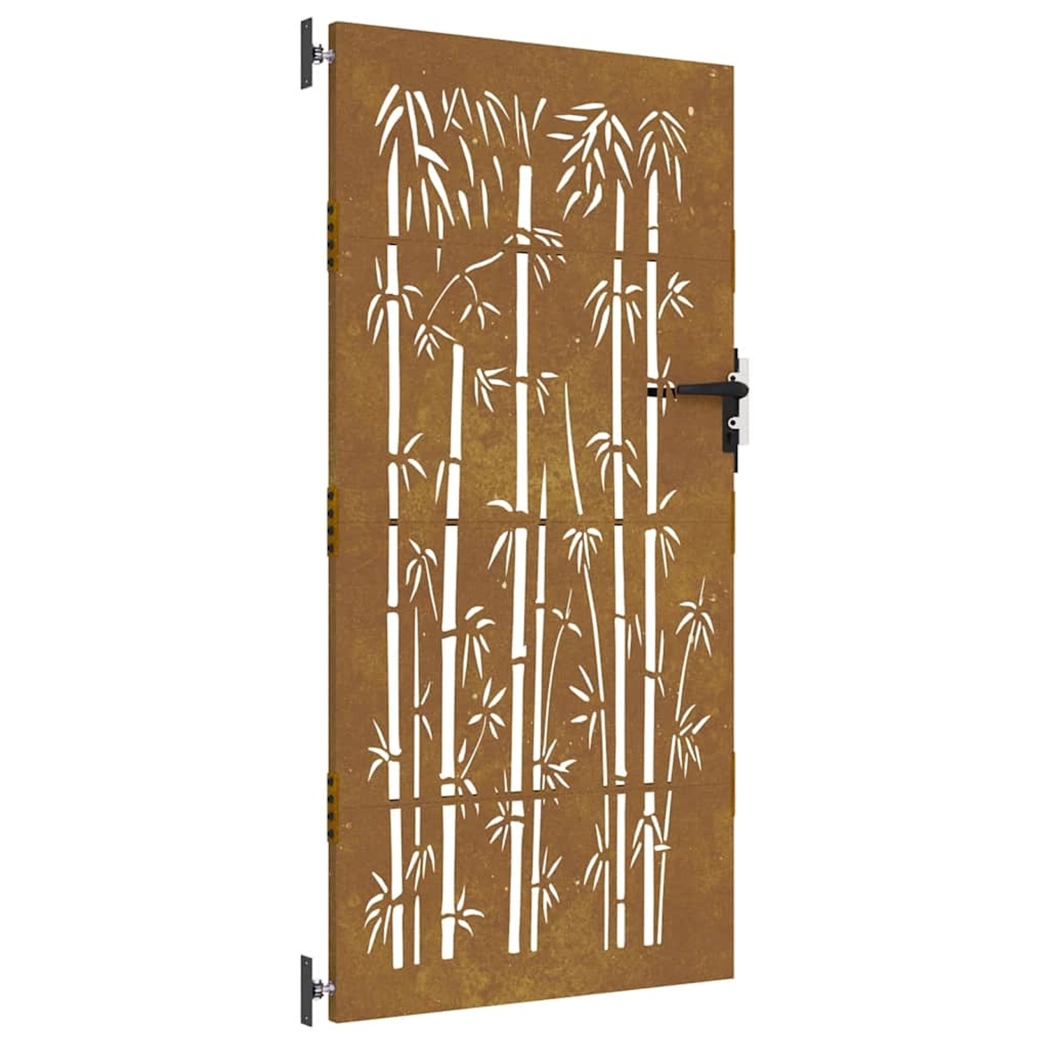 vidaXL Gartentor 85x175 cm Cortenstahl Bambus-Design 153236 günstig online kaufen