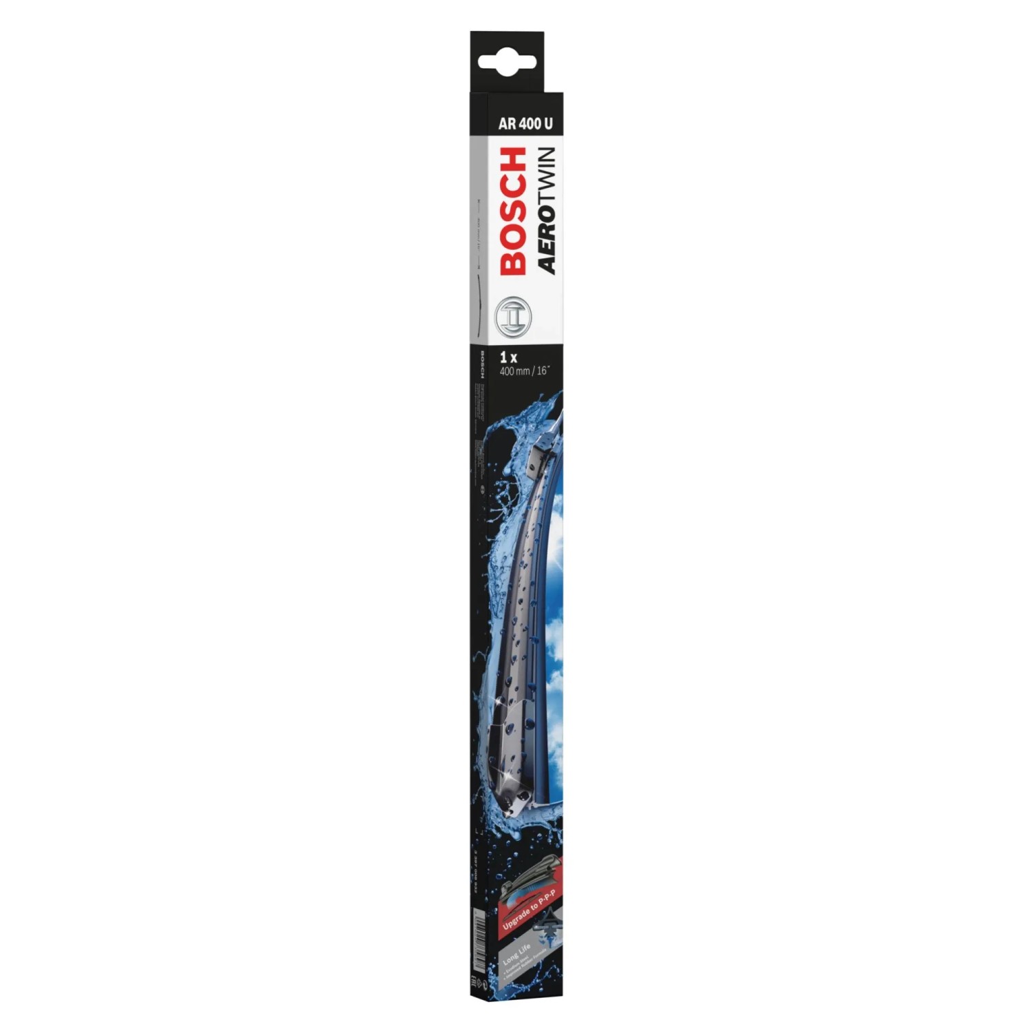 Bosch Aerotwin AR400U Wischblatt, 400 mm, für klare Sicht beim Autofahren.