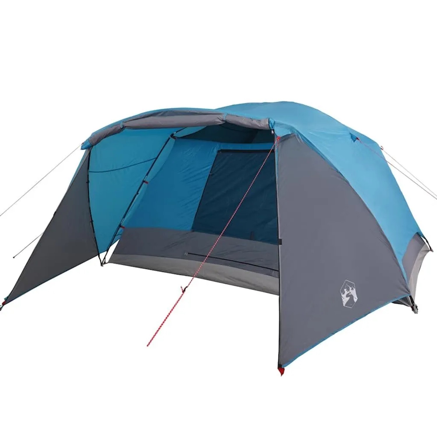 vidaXL Familienzelt mit Vorzelt 6 Personen Blau Wasserdicht 94419