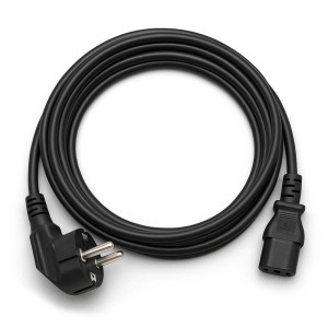 Walimex Netzkabel 4M Kaltgerätestecker Kaltgerätekabel Stromkabel Kaltstromkabel