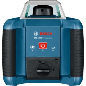 Bosch Professional Rotationslaser GRL 400 H Set für präzise Messungen auf Baustellen.