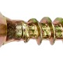 Gelb verzinkte LUX Spanplattenschraube 4x20 mm mit TX-Antrieb, Senkkopf und Vollgewinde.