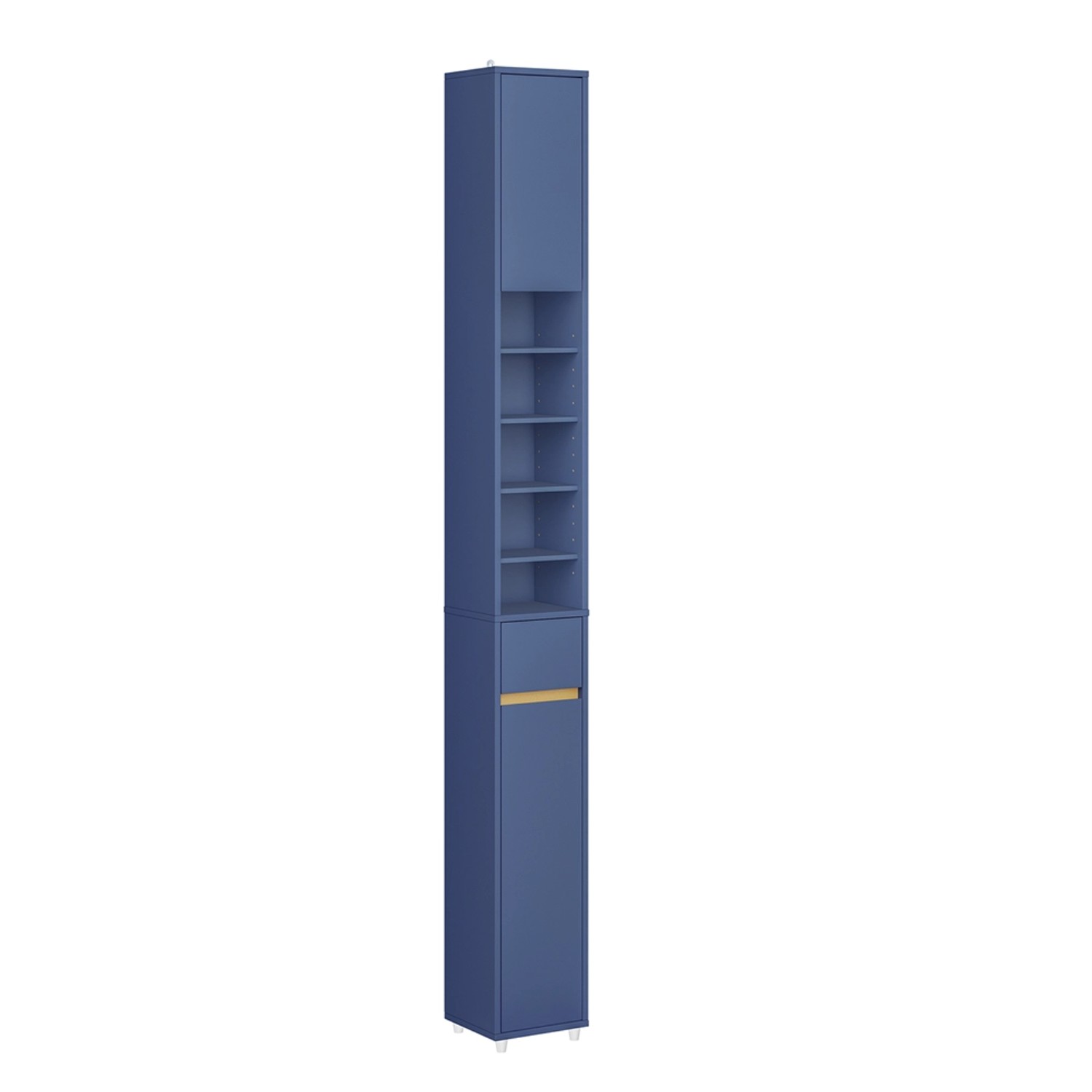 SoBuy Badezimmerschrank Hochschrank Badregal mit 6 Einlegeböden 20x180x20cm günstig online kaufen