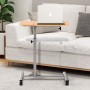 Costway Laptoptisch Höhenverstellbar und Neigungsverstellbar Natur_2