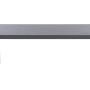 Rechteckiger, grauer Siena Garden Gartentisch Silva aus Ferrostone, 95x180 cm.
