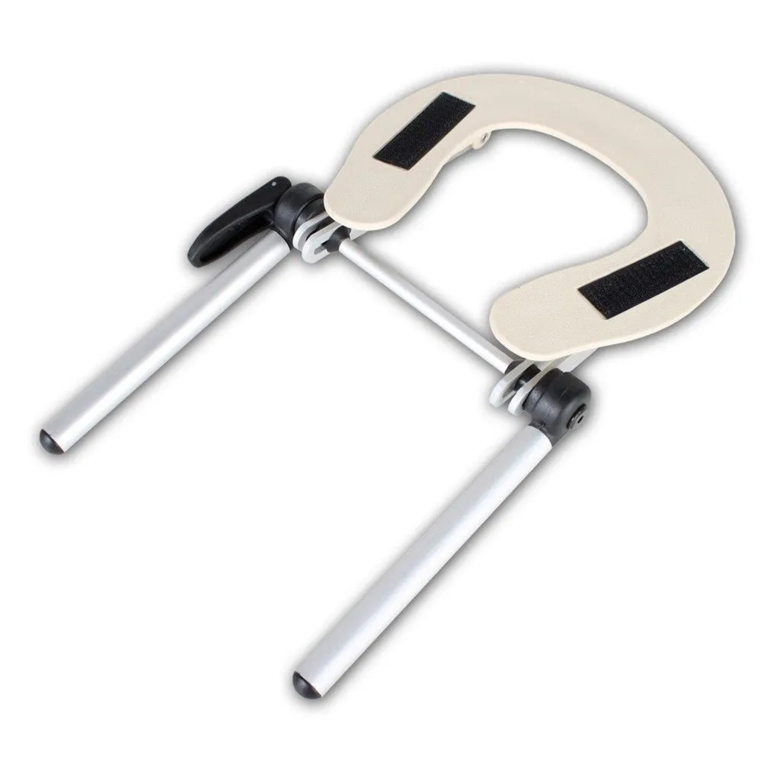 Tectake Kopfstütze Für Massageliegen  Aus Aluminium Stufenlos Verstellbar  26 x 25 x 4 50 cm Grau