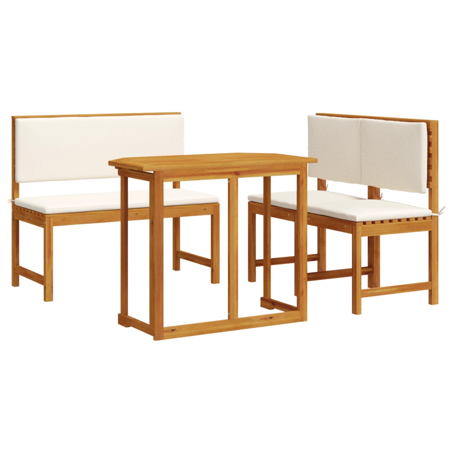 vidaXL 4-tlg Garten-Essgruppe Massivholz Akazie 3329113 günstig online kaufen
