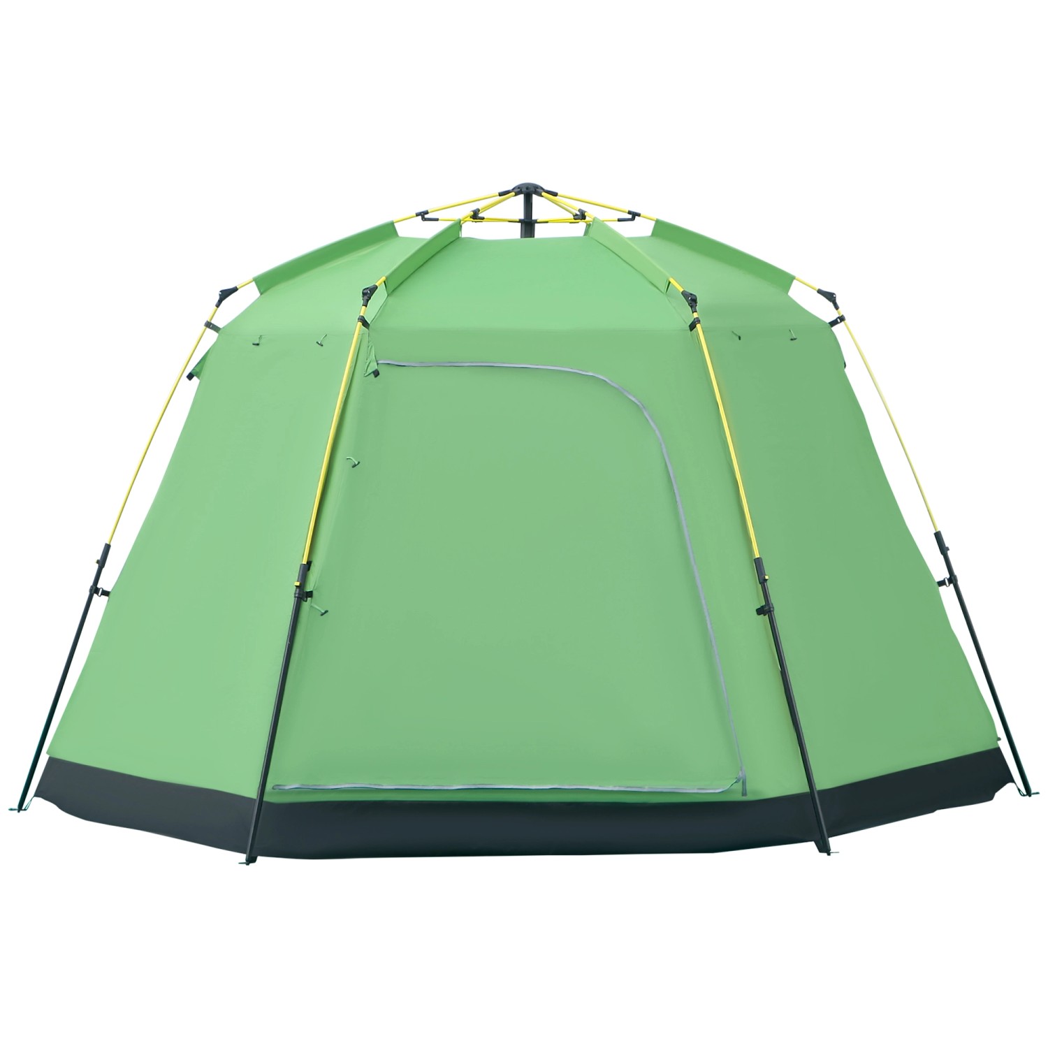 Outsunny Campingzelt Stahl Polyester Oxford Glasfaser 320L x 320B x 180H cm günstig online kaufen
