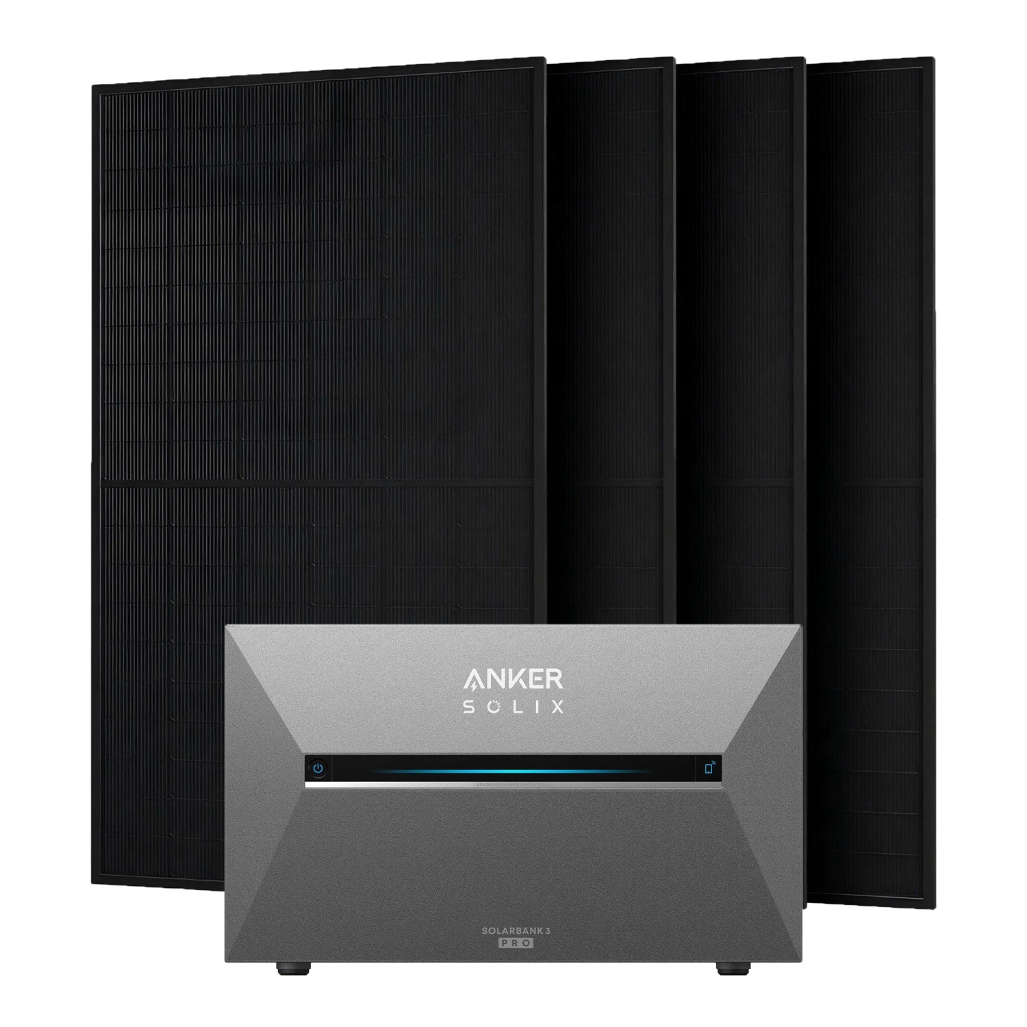 Anker SOLIX 2.000 W Balkonkraftwerk mit Solarbank 3 Pro ohne Halterung