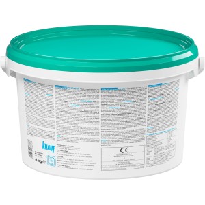 Knauf Uniflott Finish imprägniert, 6 kg, gebrauchsfertige Spachtelmasse für Feuchträume.