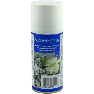 Weißes Schneespray, 150 ml, für weihnachtliche Dekorationen.