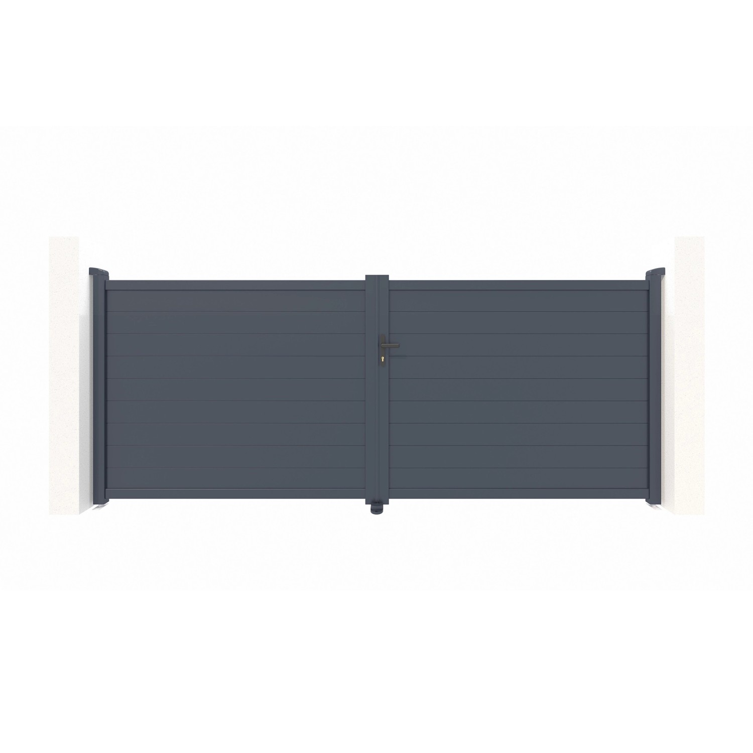 Casanoov Flügeltor Elektrisch 4M Eiger H 160Cm & Drehtorantrieb Hicker B200 günstig online kaufen