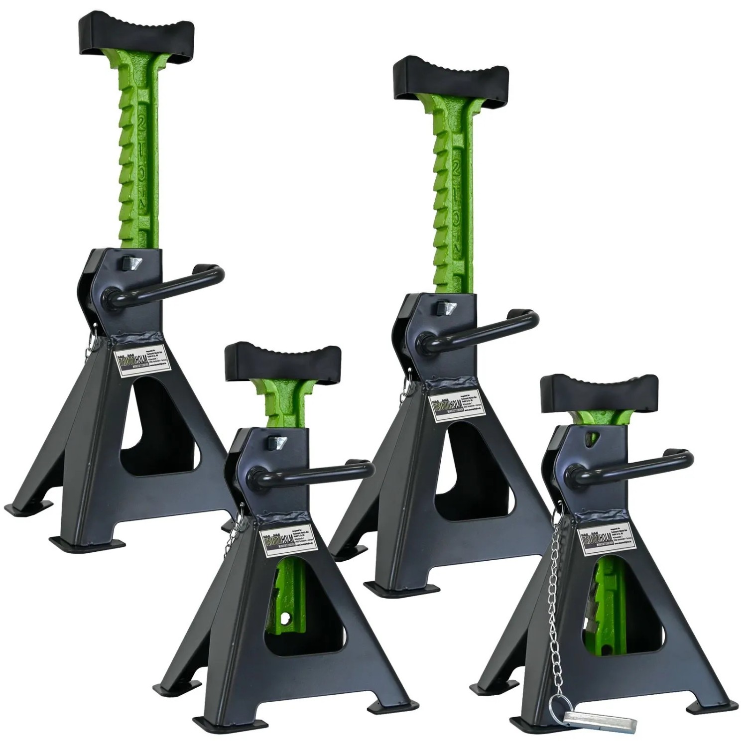 TRUTZHOLM Unterstellbock 4 Stück 2 Tonnen Traglast Pro Stütze Höhe Von 280 Bis 430 mm