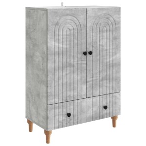 vidaXL Sideboard Betongrau 66 x 34,5 x 95 cm Holzwerkstoff 894208