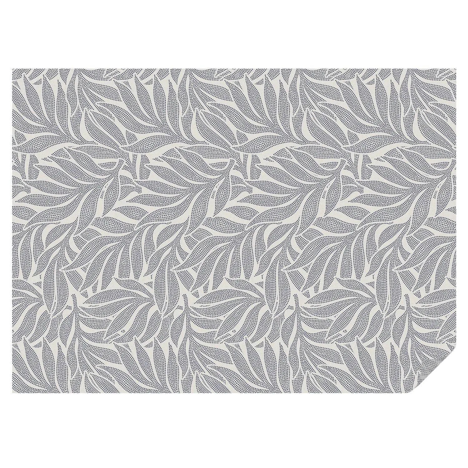 Tulup Fensterfolie Blatt Fällt Sichtschutzfolie Fenster 200x146 cm Grau Bli günstig online kaufen